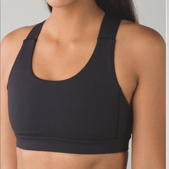 lululemon athletica Tops - Lululemon All Sport Bra III Black Sz 2